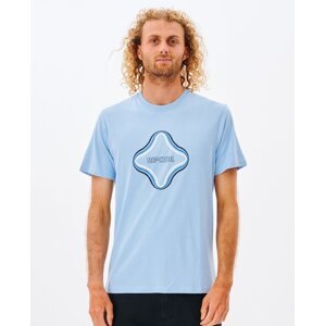 T-shirt Rip Curl SURF REVIVAL VIBRATIONS TEE Bells Blue