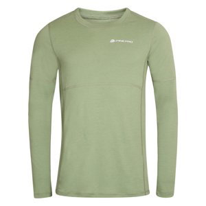 Men's merino wool T-shirt ALPINE PRO CEDRON aspen green variant pa