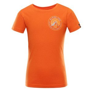 Children's quick-drying T-shirt ALPINE PRO OBOTO SPICY ORANGE PA variant