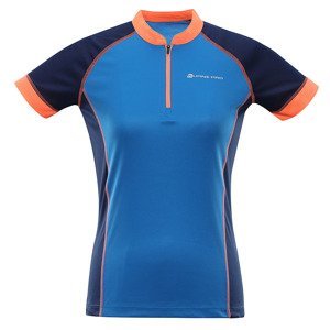 Women's cycling T-shirt ALPINE PRO SORANA brilliant blue variant PC