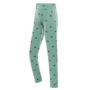 Children's cotton pants nax NAX LONGO aloe green
