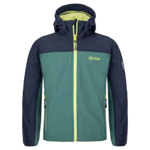 Boys softshell jacket KILPI RAVIO-JB dark green