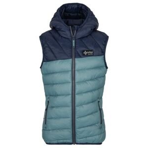 Boys' insulated vest KILPI TOMM-JB dark green