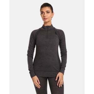 Women's thermal underwear with long sleeves KILPI JAGER-W dark gray