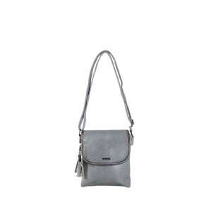 Grey small messenger bag with adjustable strap