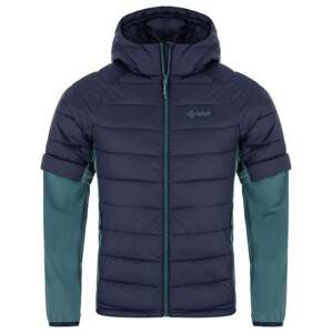 Men's insulated hybrid jacket KILPI VERONS-M dark green