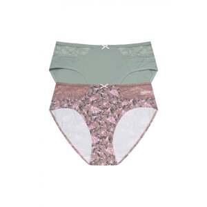 Hally 2-pack of briefs 39889-K002 Green-Pink
