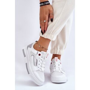 Women's Cross Jeans Low Sneakers LL2R4011C White