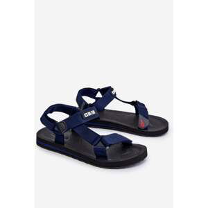 Men's Velcro Sandals Big Star DD174718 Navy Blue