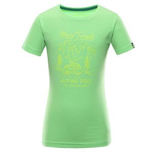 Children's T-shirt ALPINE PRO FRAMO neon green variant PA