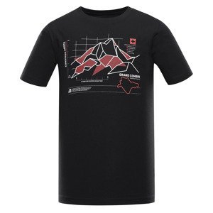 Men's quick-drying T-shirt ALPINE PRO DAFOT black variant pa