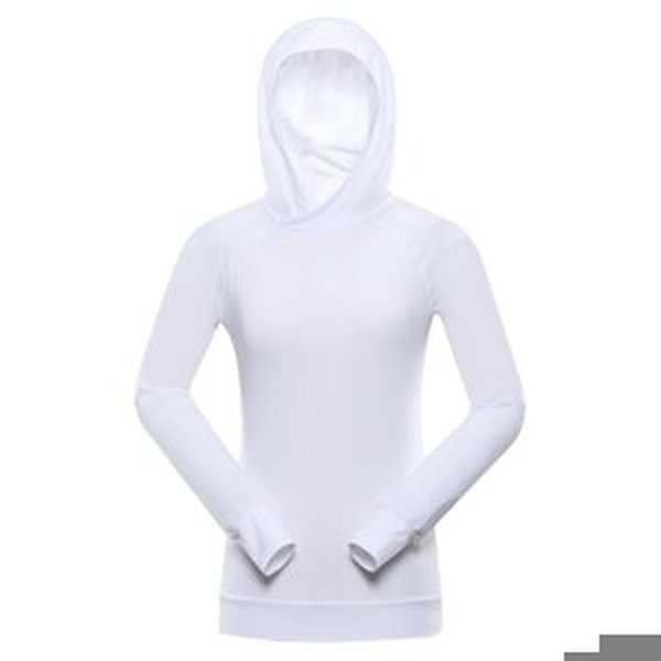 Women's quick-drying sweatshirt ALPINE PRO LIGHTA white