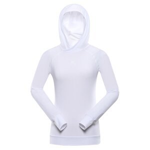 Women's quick-drying sweatshirt ALPINE PRO LIGHTA white