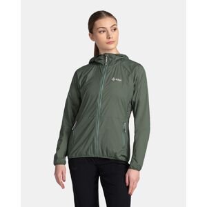Women's ultralight outdoor jacket KILPI ROSA-W Dark green