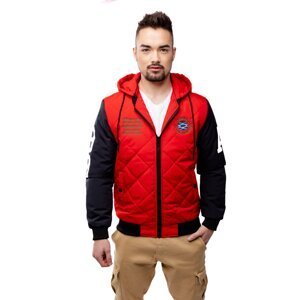 Men's Quilted Transition Jacket GLANO - Red