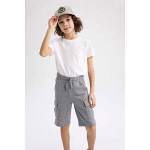 DEFACTO Boys Regular Fit Thin Sweatshirt Fabric Shorts