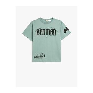 Koton Batman T-Shirt Licensed Short Sleeve Crew Neck Cotton.