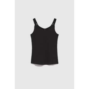 WOMEN'S TOP L-TS-4063 BLACK