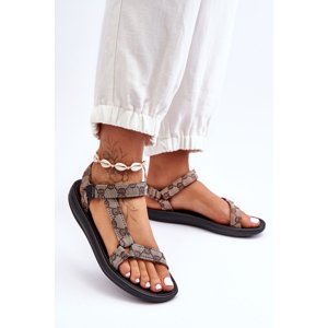 Women's Patterned Sports Sandals Brown Ultimate