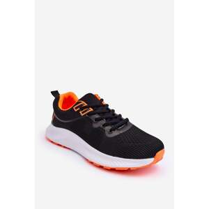 Classic Men's Sport Shoes Lace-up Black-Orange Jasper