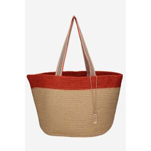 Beach Bag Basket NOBO Beige-Orange