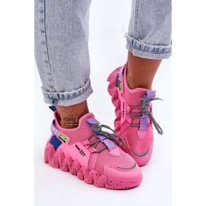 Modern Square Zippered Shoes Pink Evolution
