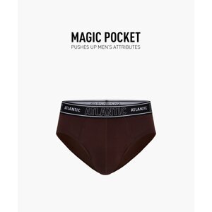 Men ́s briefs ATLANTIC Magic Pocket - brown