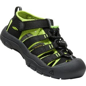Keen Newport H2 K Black/Lime Green Children's Sandals