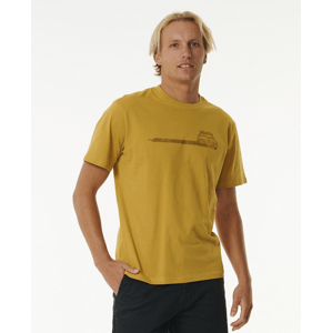 T-Shirt Rip Curl SEARCH TRIP TEE Mustard