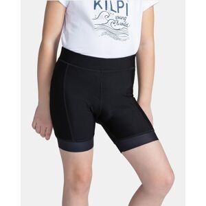 Kids cycling shorts KILPI PRESSURE-J black