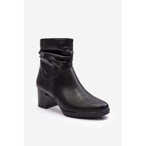 Women's Pressed Ankle Boots - Black Liriam
