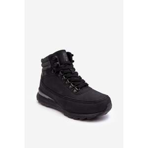 Trapper Lace-up Trekking Boots Black Big Star