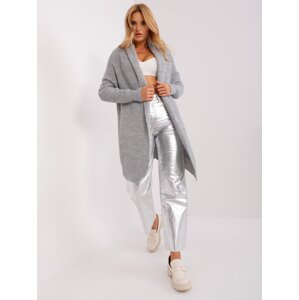 Grey loose knitted cardigan OCH BELLA