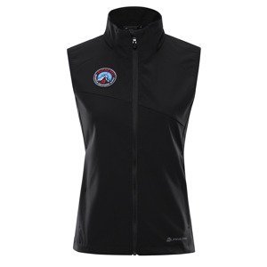 Women's softshell vest ALPINE PRO WERSA black