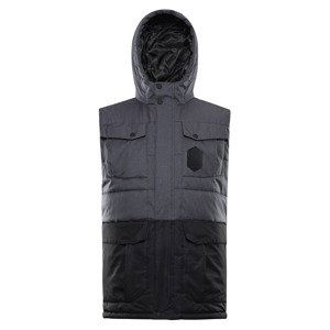 Men's vest with ptx membrane ALPINE PRO HARD dk.true gray