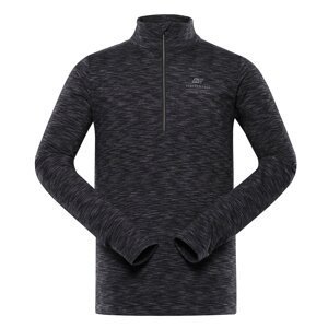 Men's quick-drying sweater ALPINE PRO QAD black