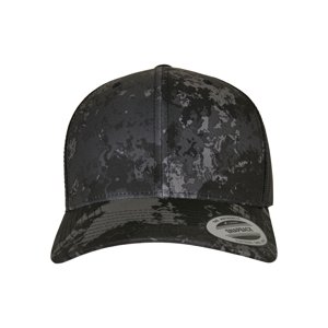 YP Classics® Veil Camo™ Retro Trucker Cap Poseidon Black