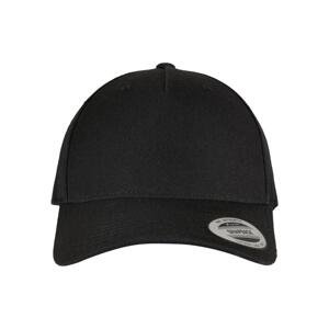 YP CLASSICS 5-PANEL PREMIUM COVERED CAP Visor SNAPBACK CAP black