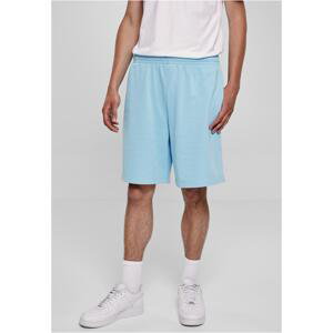 Wide terry shorts balticblue
