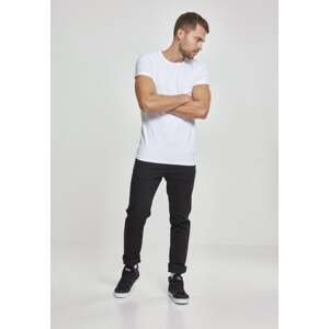 Fitted stretch T-shirt white