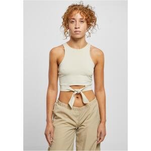 Women's Cropped Knot Top Softseagrass