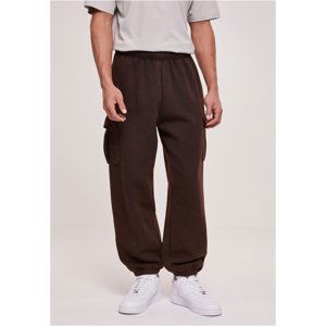 Acid Washed Cargo Sweatpants - Black