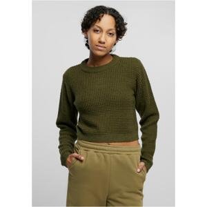 Women's short sweater UC - olive