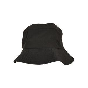 Cap with elastic adjustment bucket black