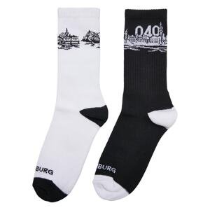Major City 040 2-Pack Socks Black/White