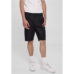 Cotton Linen Shorts Black