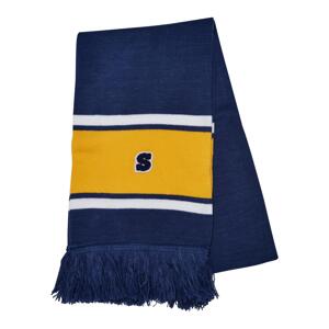 School team scarf spaceblue/californiayellow/wht