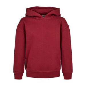 Girls' Organic Hoodie Burgundy