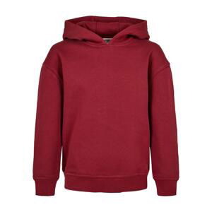 Girls' Organic Hoodie Burgundy