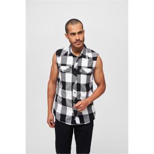 Sleeveless shirt white/black